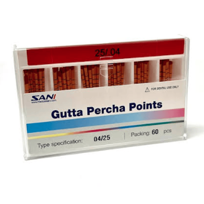  CONO GUTAPERCHA TAPER 4% SANI 1