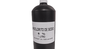 HIPOCLORITO DE SODIO 5% 1LITRO