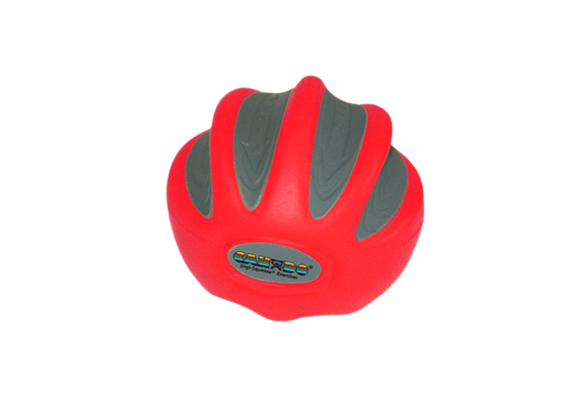CanDo® Digi-Squeeze® Ejercitador de mano Rojo Light, Pequeño 