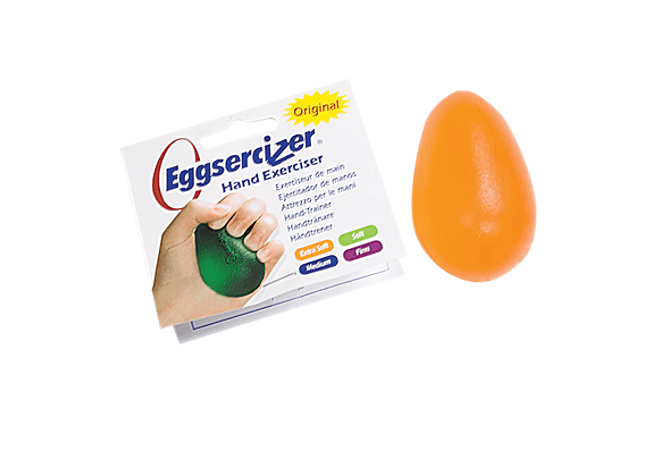 Eggsercizer® ejercitador de mano Color Naranjo, X Soft