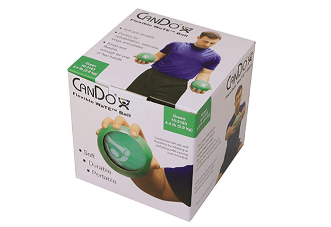 Balón Medicinal CanDo®  13 cm de diámetro, Color Verde, 2 Kilos