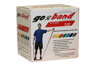 GO-BAND 50 YARDAS, COLOR ROJO