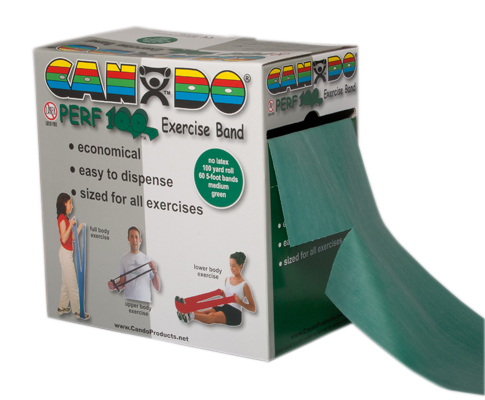 Banda Elástica Perforada 100 Yardas - Verde - Medium
