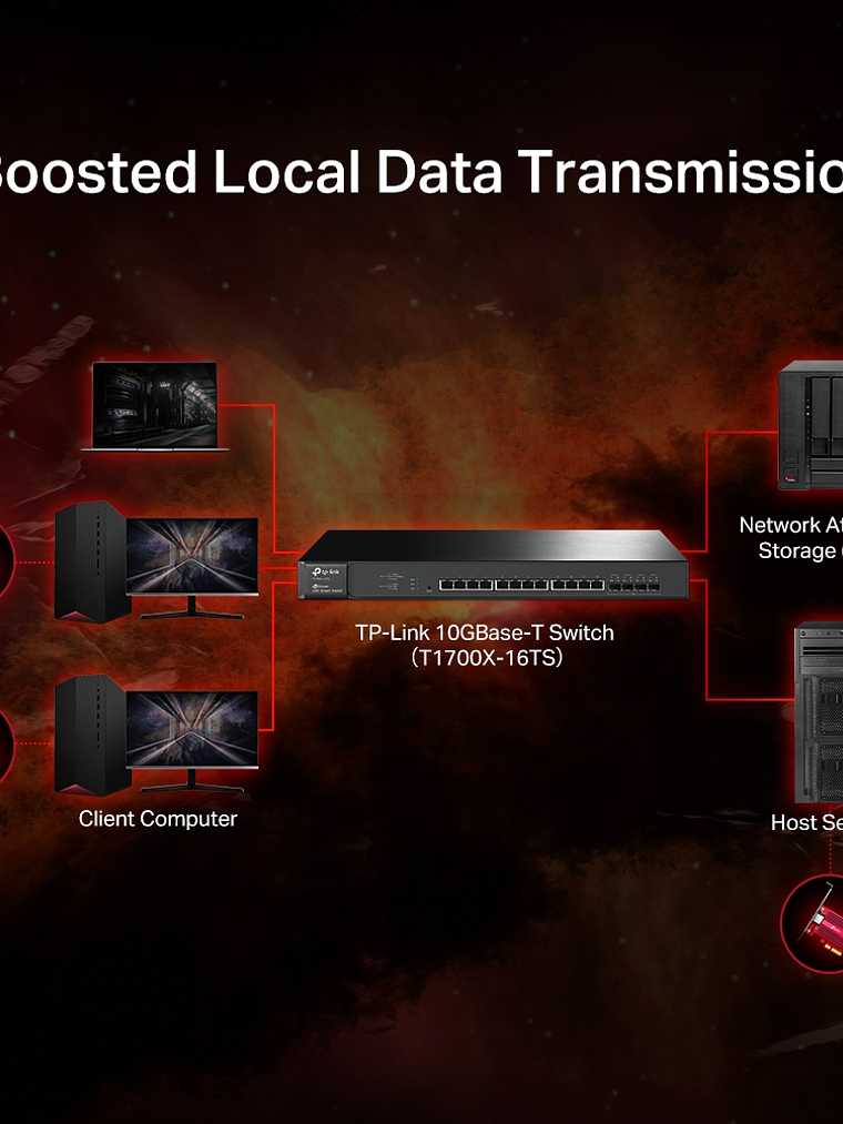 Adaptador de red PCI Express de 10 Gigabit - TX401 2