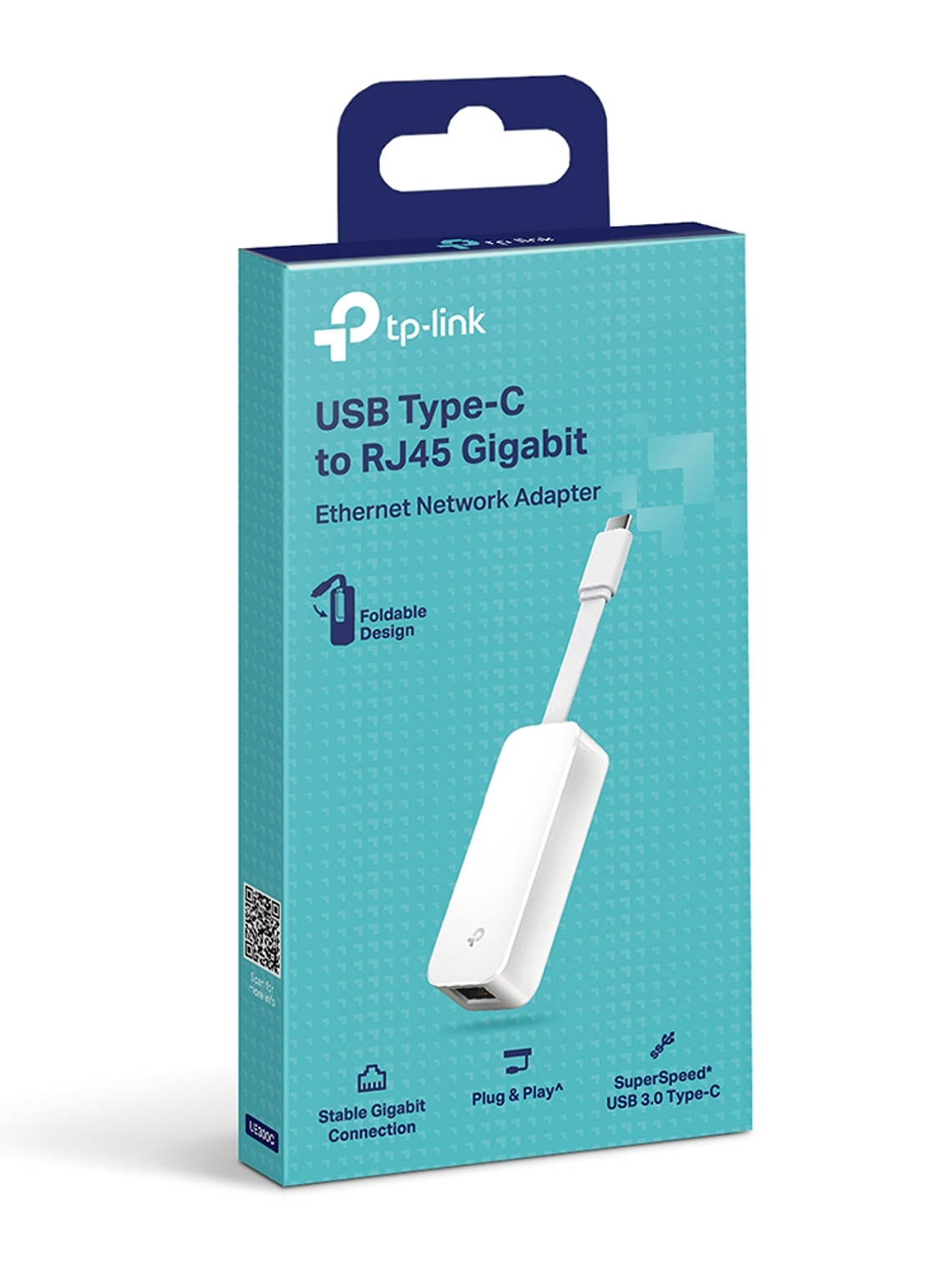 Adaptador de red Ethernet Gigabit de USB tipo C a RJ45 - UE300C 2