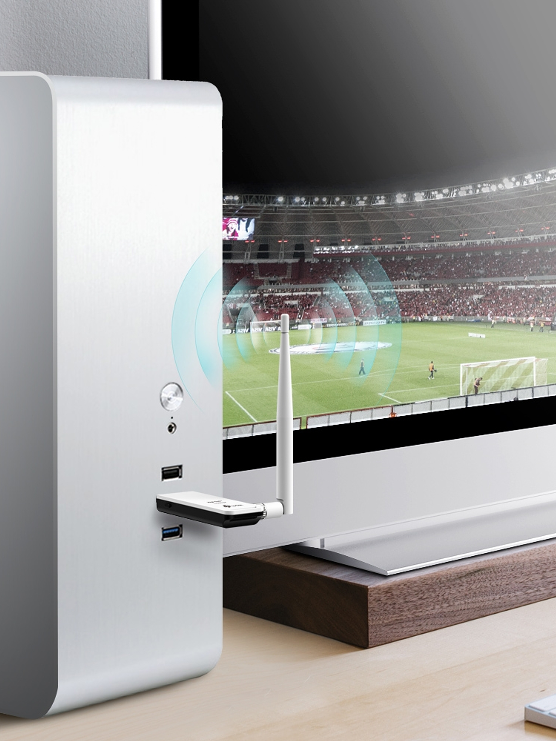 Adaptador USB Inalámbrico de Alta Sensibilidad a 150 Mbps - TL-WN722N 2