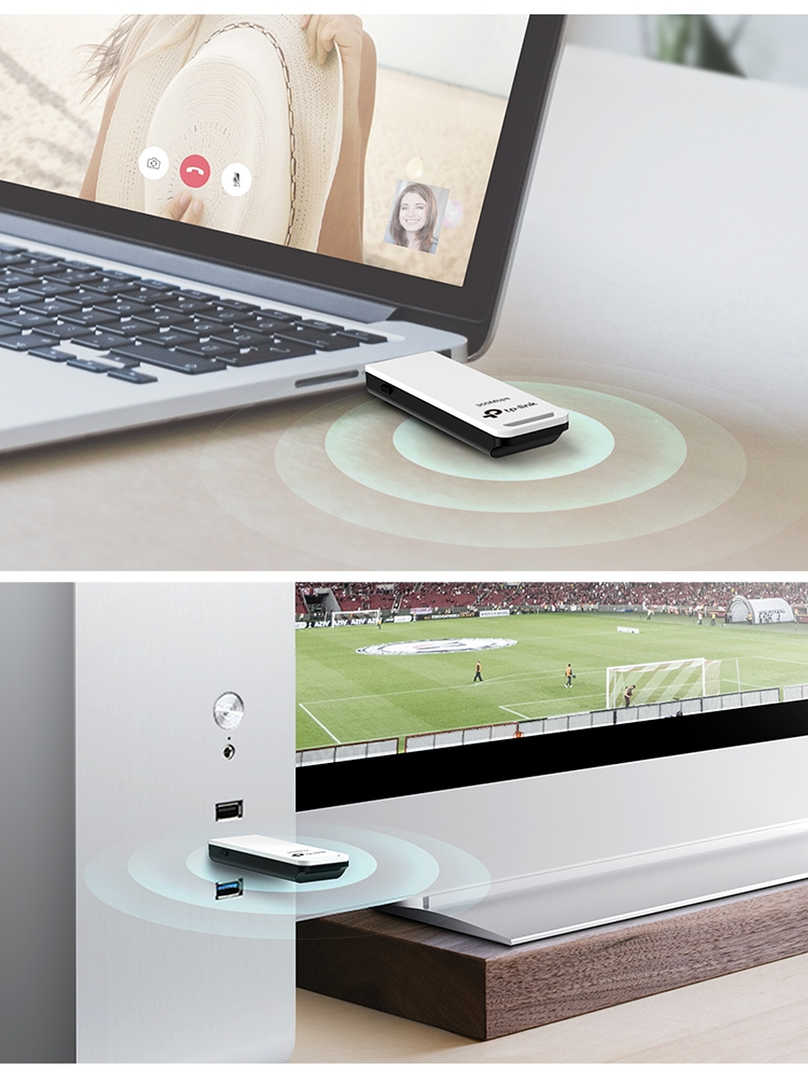 Adaptador Wi-Fi 4 N300 USB para PC - TL-WN821N 3