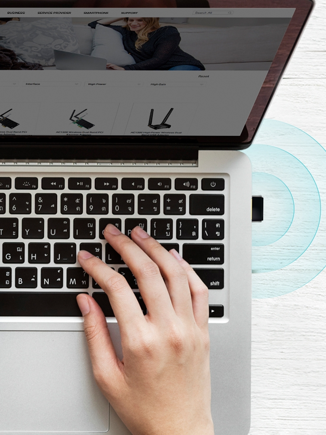 Nano Adaptador Wi-Fi 5 AC600 USB para PC - Archer T2U Nano 3