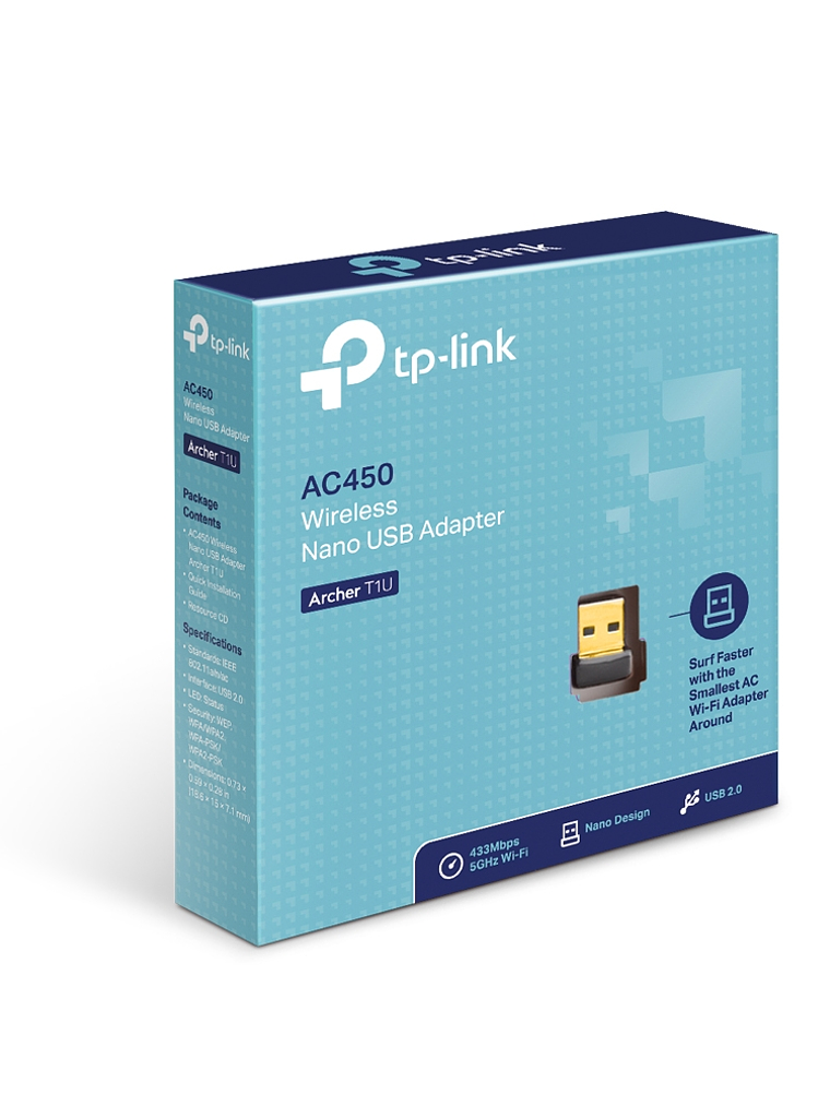 Adaptador nano USB inalámbrico AC450 - Archer T1U 2