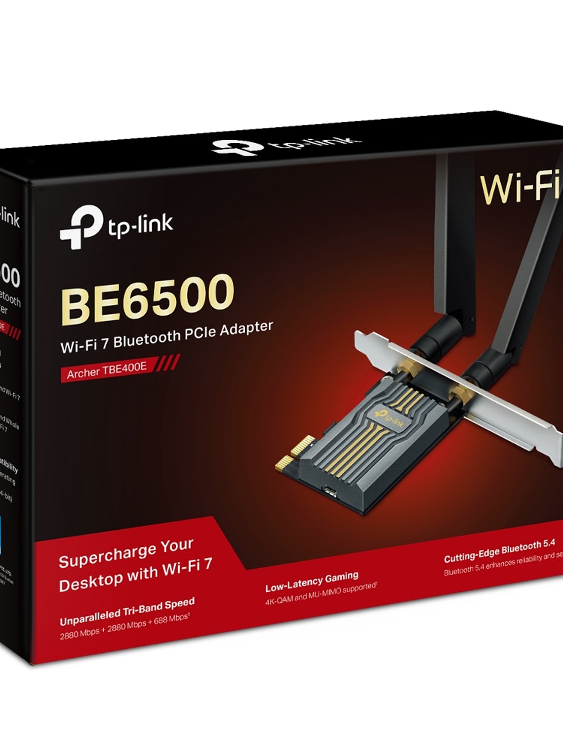 BE6500 Wi-Fi 7 Bluetooth 5.4 PCIe Adapter - Archer TBE400E 3