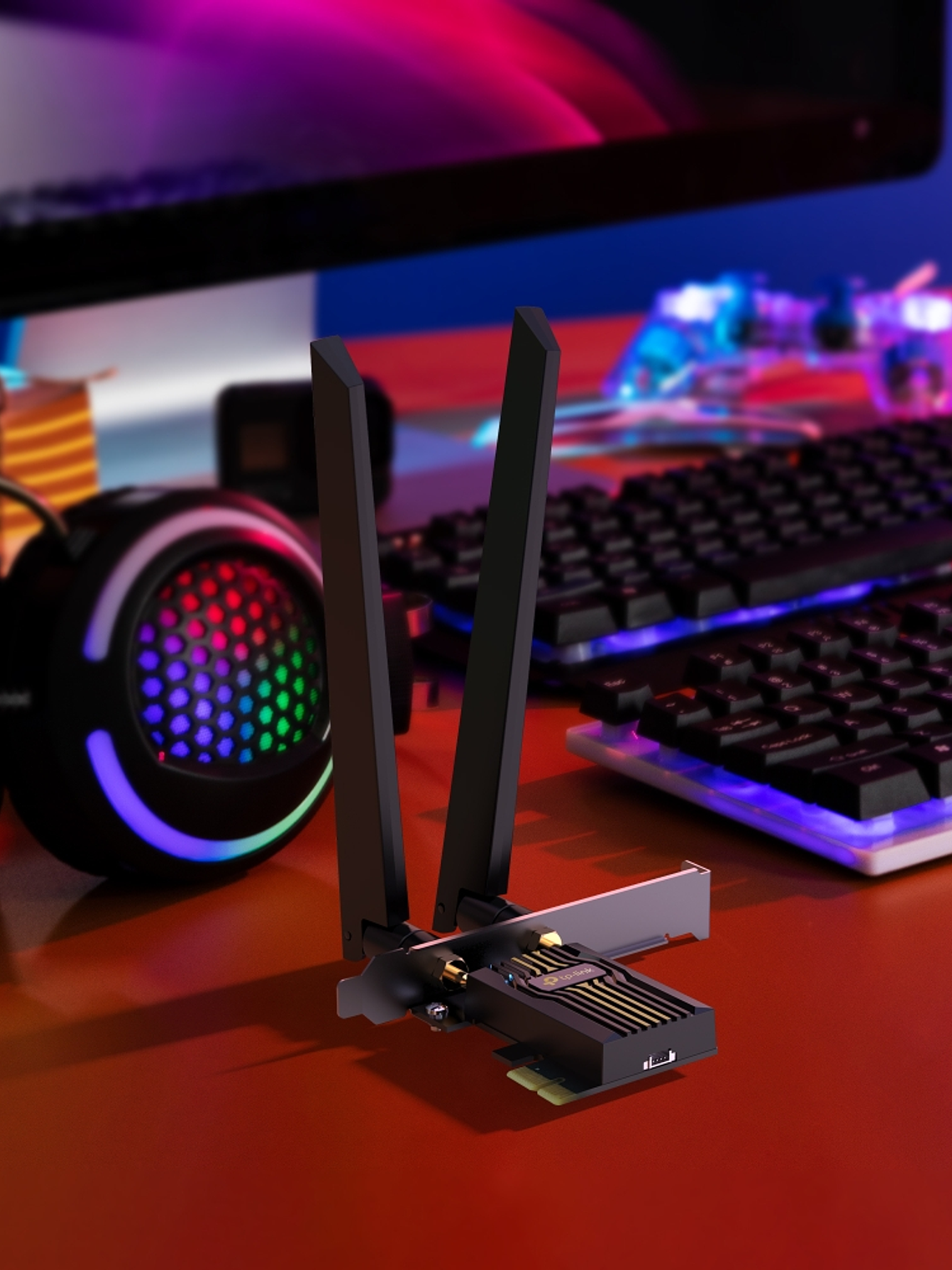 BE6500 Wi-Fi 7 Bluetooth 5.4 PCIe Adapter - Archer TBE400E 4