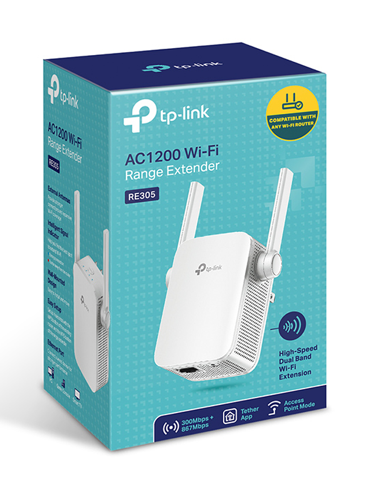 Extensor de Rango Wi-Fi AC1200 - RE305 3