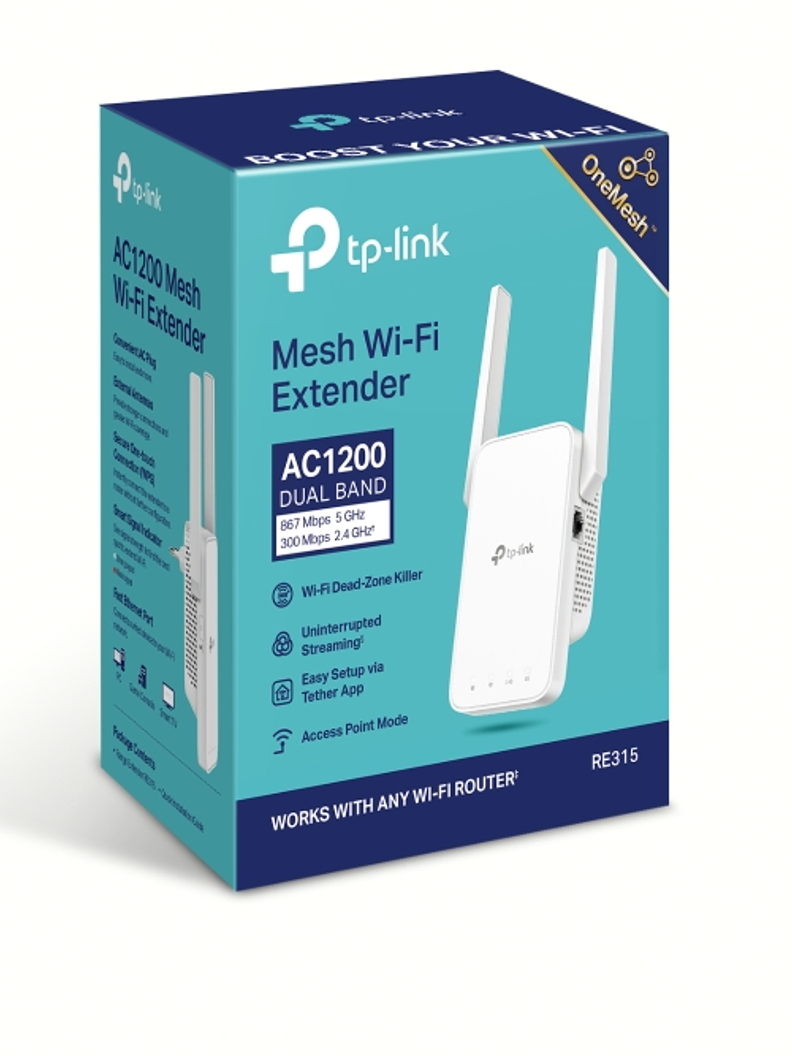 Extensor de rango Wi-Fi en malla AC1200 - RE315 3