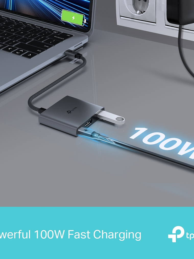 Hub USB Tipo-C 3 en 1 - UH3020C 6