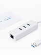 USB 3.0 3-Port Hub & Gigabit Ethernet Adapter 2 in 1 USB Adapter - UE330 - Miniatura 2
