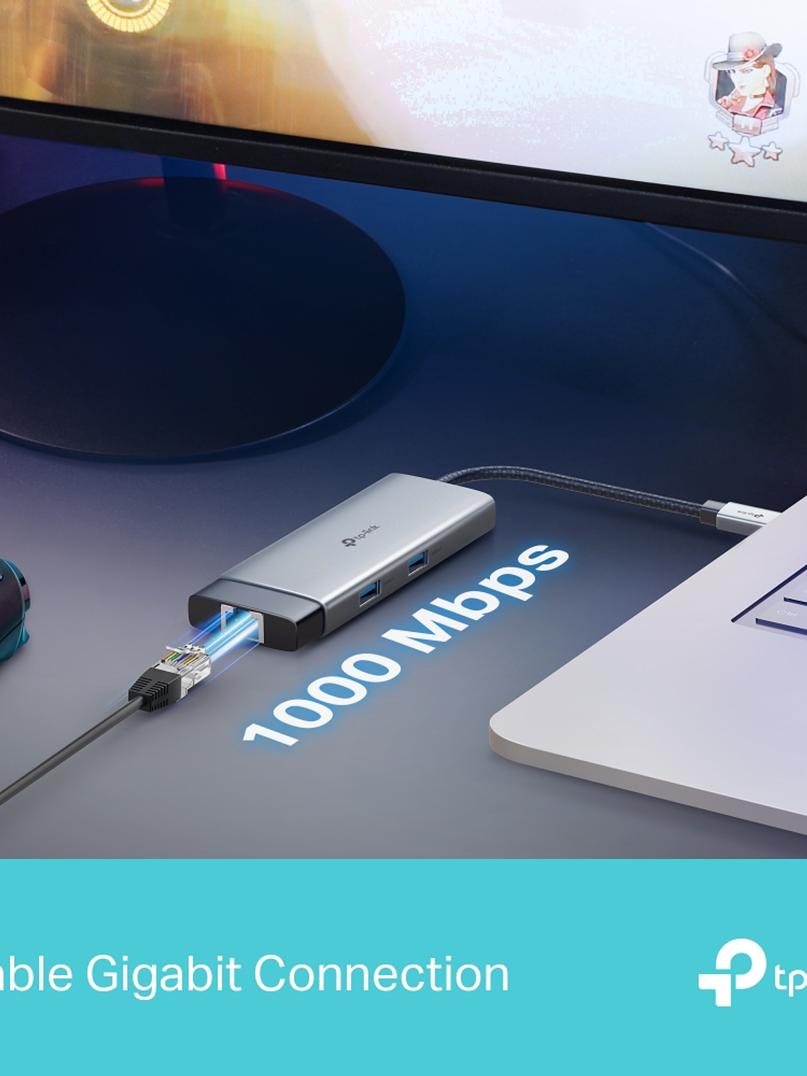 Hub USB Tipo-C 6 en 1 - UH6120C 5