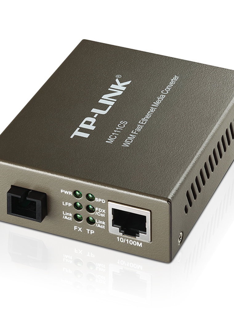 Conversor de Medios Ethernet WDM 10/100Mbps - MC111CS 4