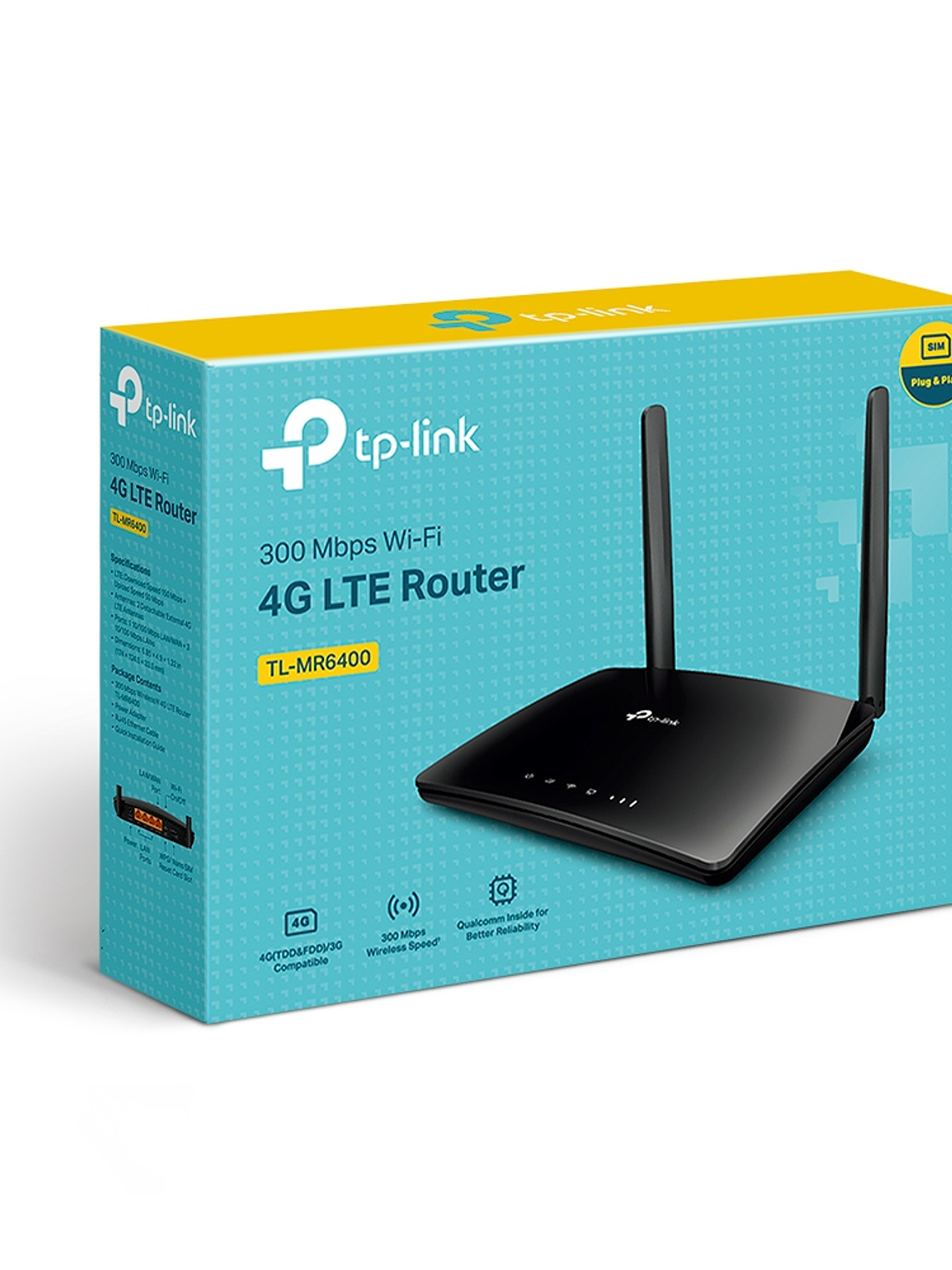 300 Mbps Wireless N 4G LTE Router - TL-MR6400(APAC) 2
