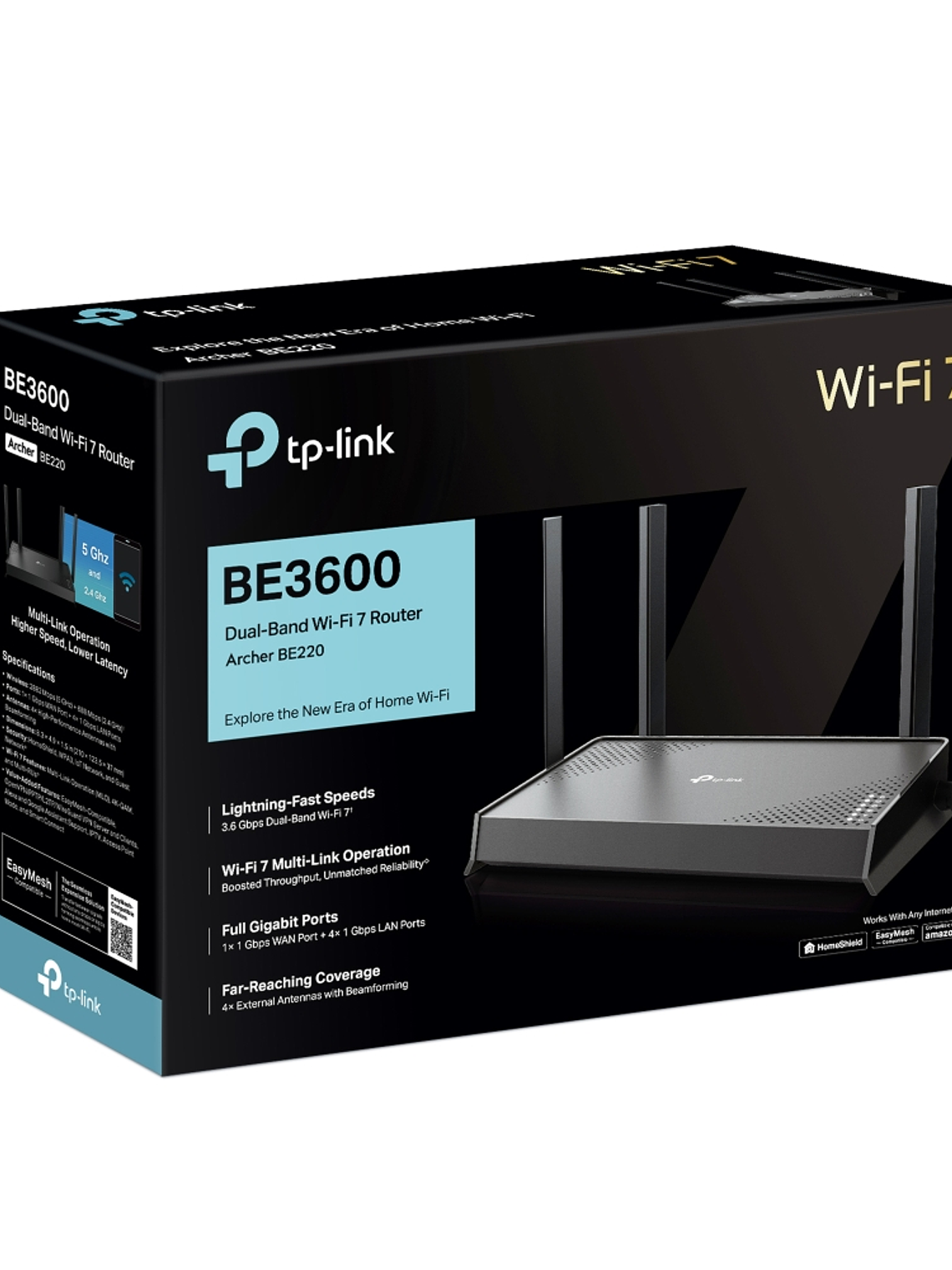 BE3600 Dual-Band Wi-Fi 7 Router - Archer BE220 3
