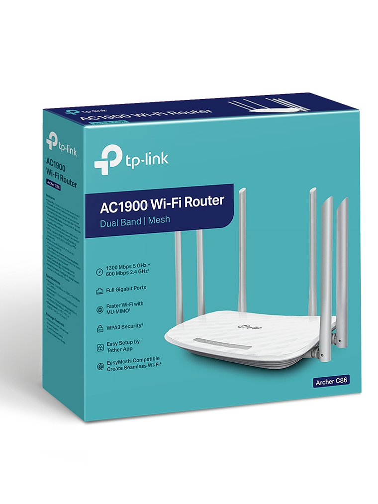 ROUTER TP-LINK AC1900 Wireless MU-MIMO Wi-Fi - Archer C86 4