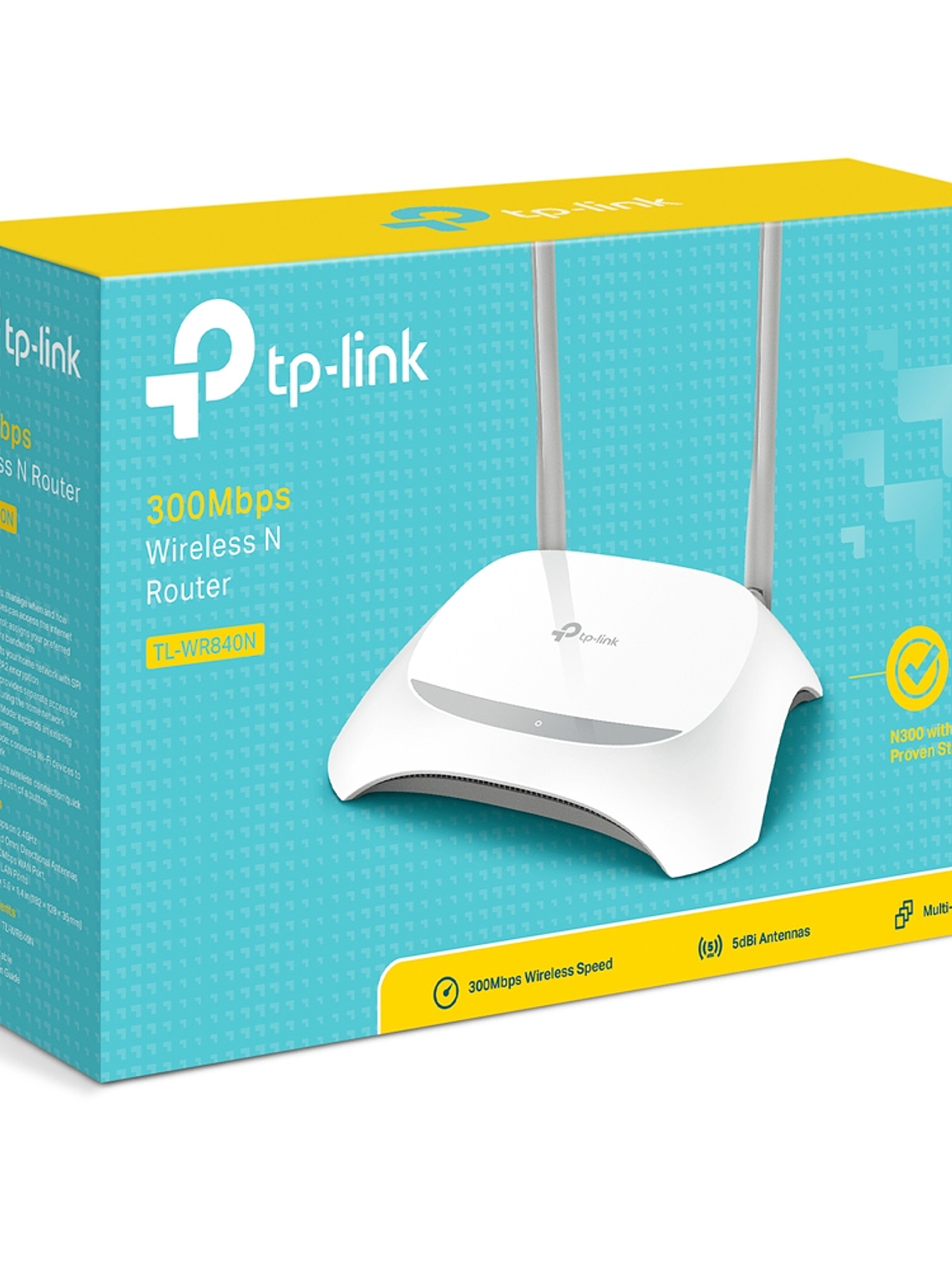 ROUTER TP-LINK 300Mbps Wireless N Speed - TL-WR840N 4