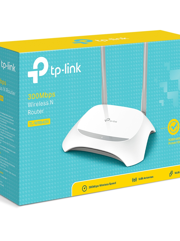 ROUTER TP-LINK 300Mbps Wireless N Speed - TL-WR840N 4