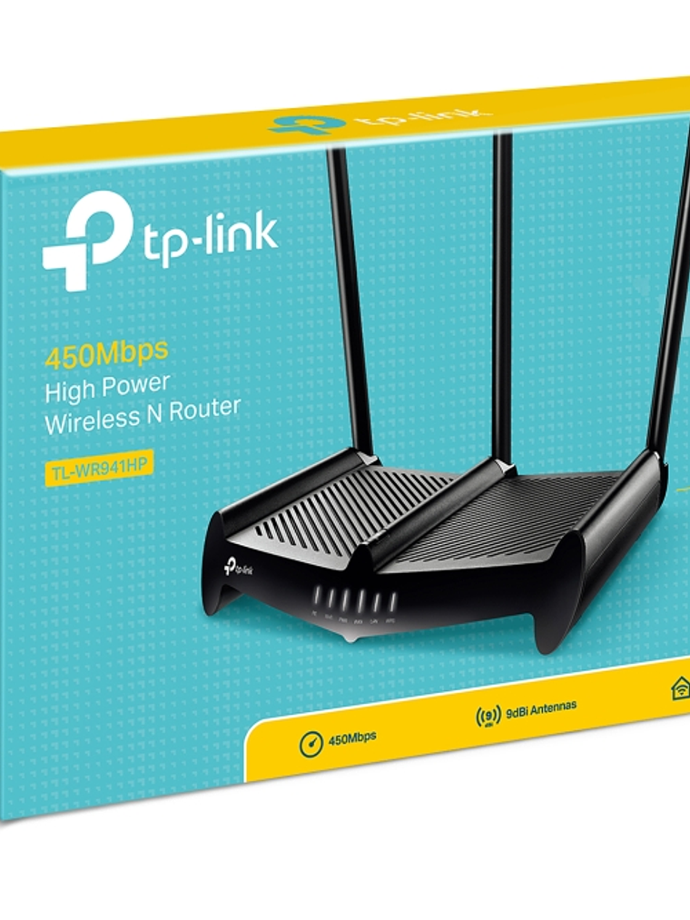 ROUTER TP-LINK 450Mbps High Power Wireless N Router - TL-WR941HP 5