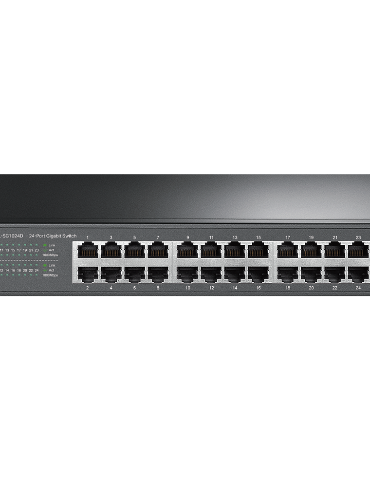 SWITCH TP-LINK 24-Port Gigabit Desktop/Rackmount Switch - TL-SG1024D 1
