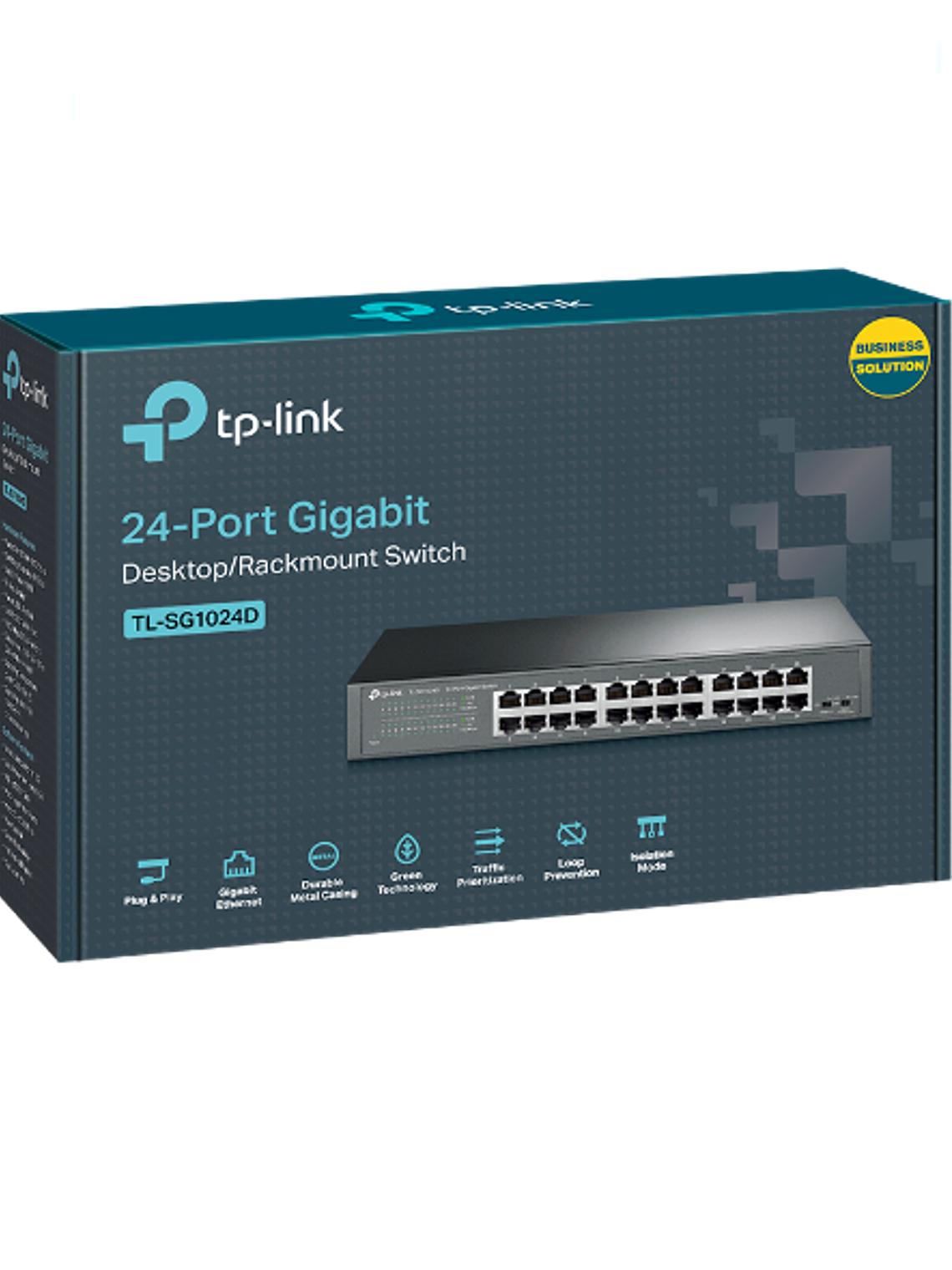 SWITCH TP-LINK 24-Port Gigabit Desktop/Rackmount Switch - TL-SG1024D 2
