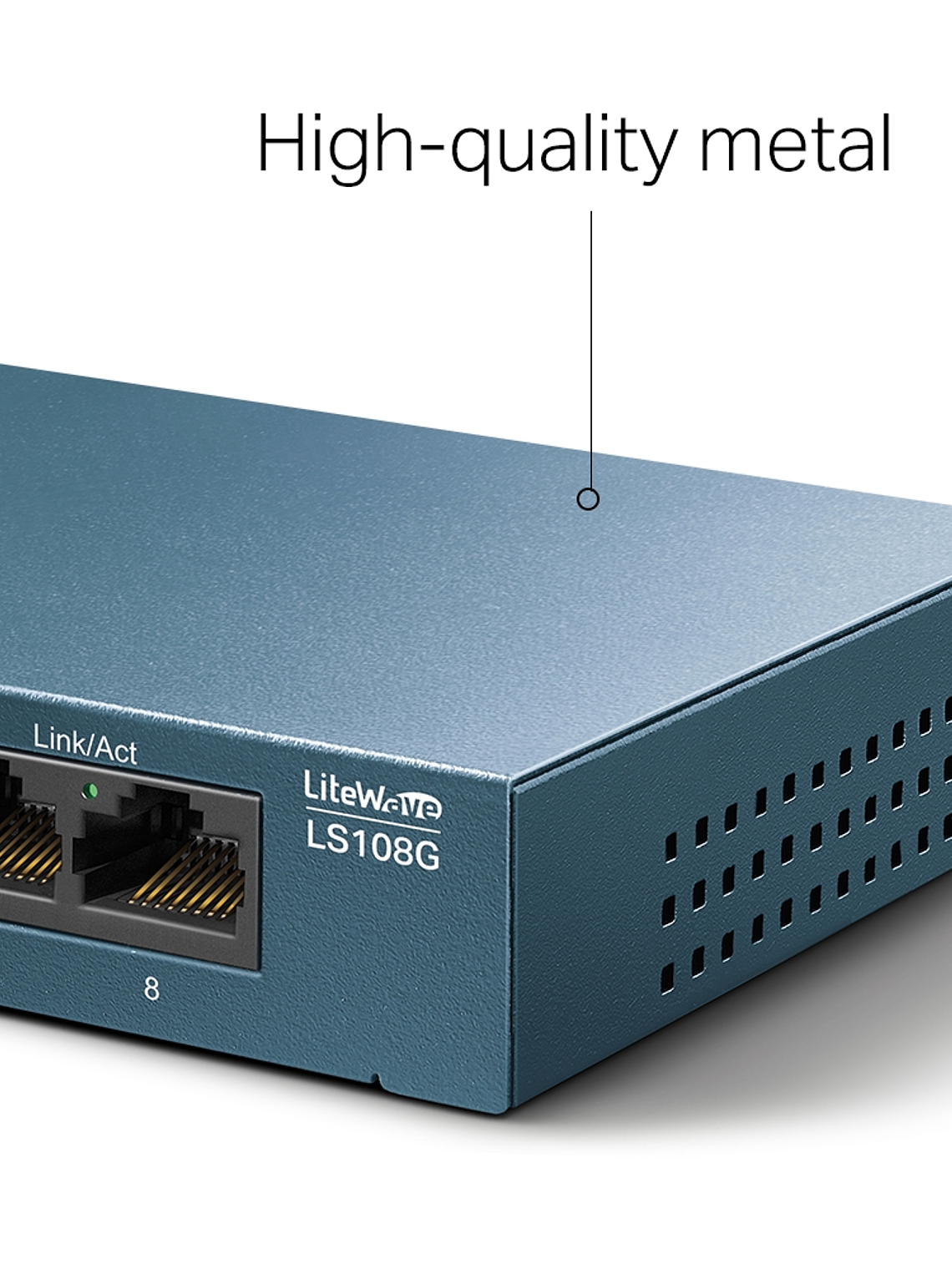 SWITCH TP-LINK para escritorio de 8 puertos Gigabit - LS108G 5