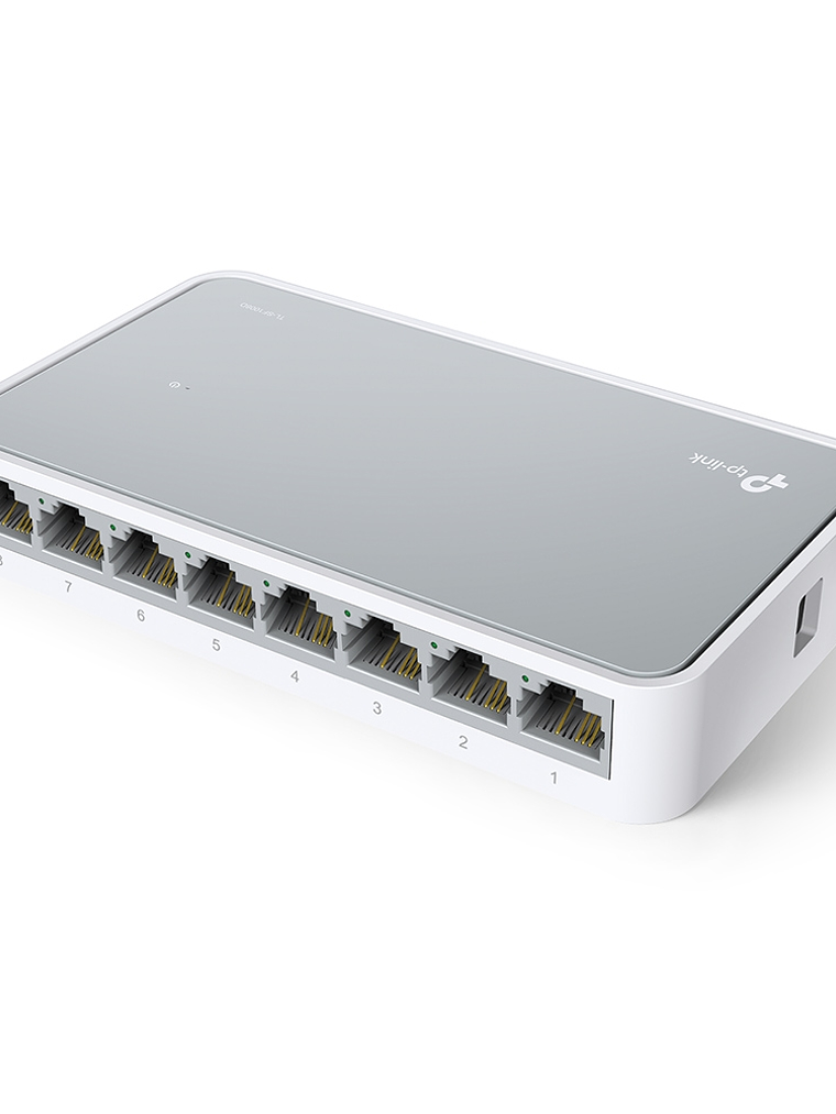 SWITCH TP-LINK de sobremesa con 8 puertos a 10/100 Mbps - TL-SF1008D 1