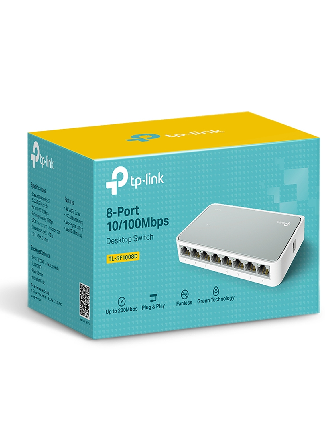SWITCH TP-LINK de sobremesa con 8 puertos a 10/100 Mbps - TL-SF1008D 3