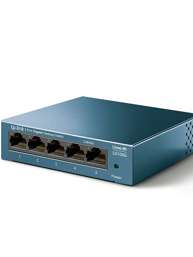 SWITCH TP-LINK para escritorio de 5 puertos Gigabit - LS105G 1