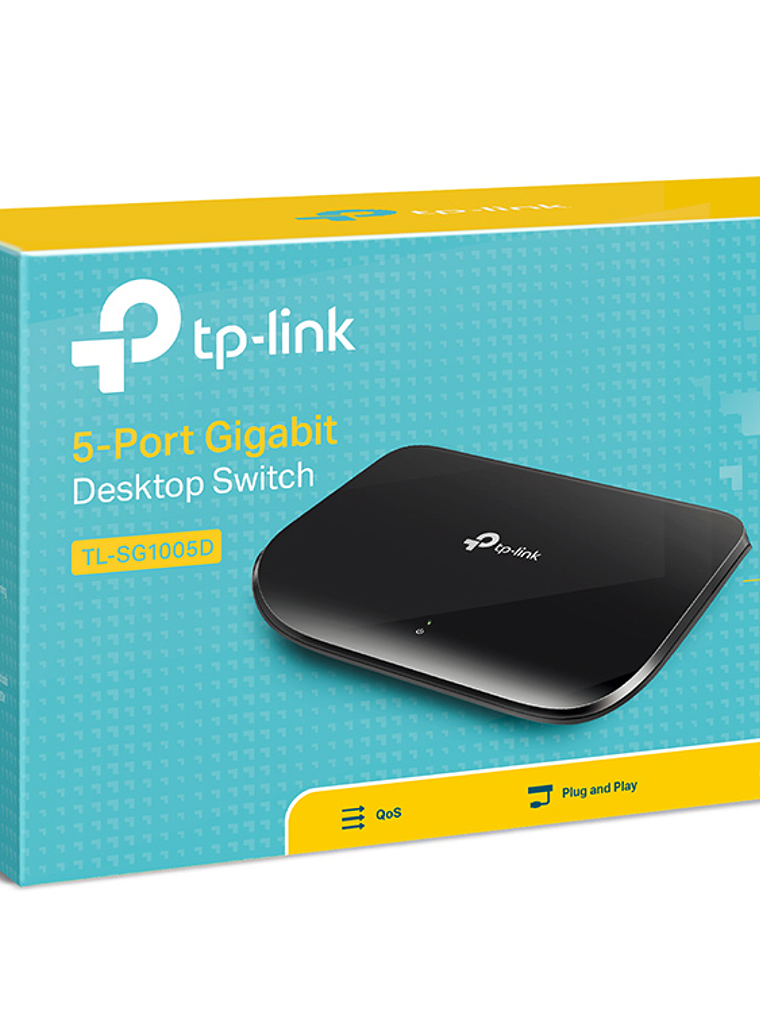 SWITCH TP-LINK de escritorio 5-Puertos Gigabit - TL-SG1005D 7