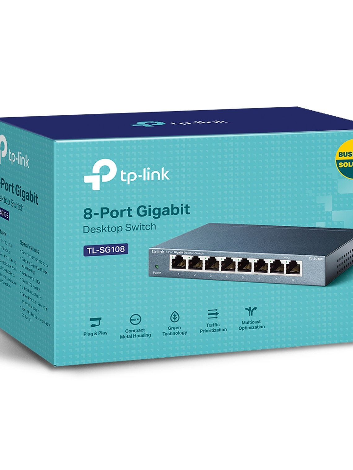 SWITCH TP-LINK para escritorio de 8 puertos Gigabit - TL-SG108 3