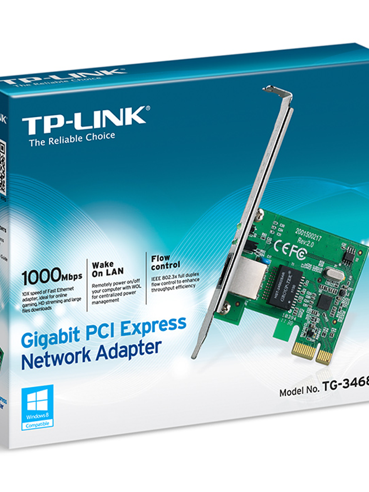 TARJETA RED TP-LINK Adaptador de Red PCI Express Gigabit - TG-3468 2