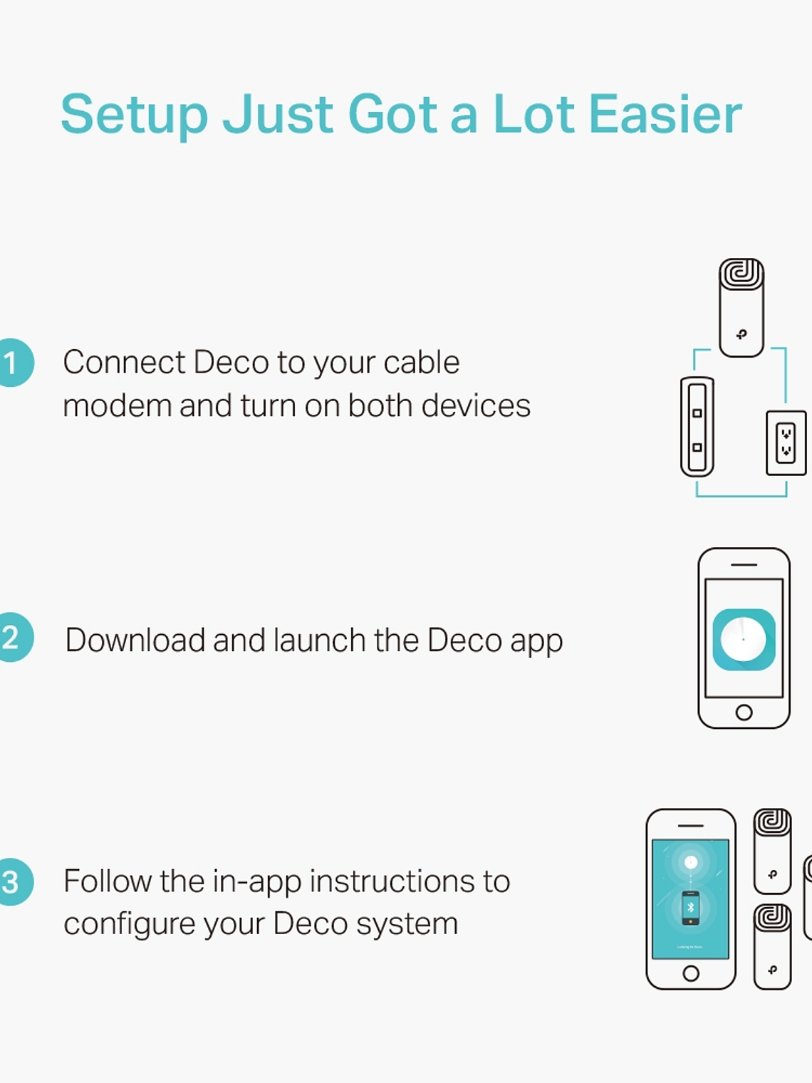 TP-LINK AC1200 Deco Whole Home Mesh WiFi System - Deco M4(3 pack) 3