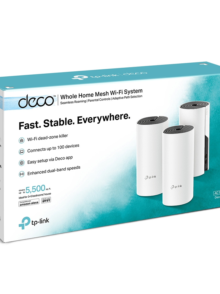 TP-LINK AC1200 Deco Whole Home Mesh WiFi System - Deco M4(3 pack) 4