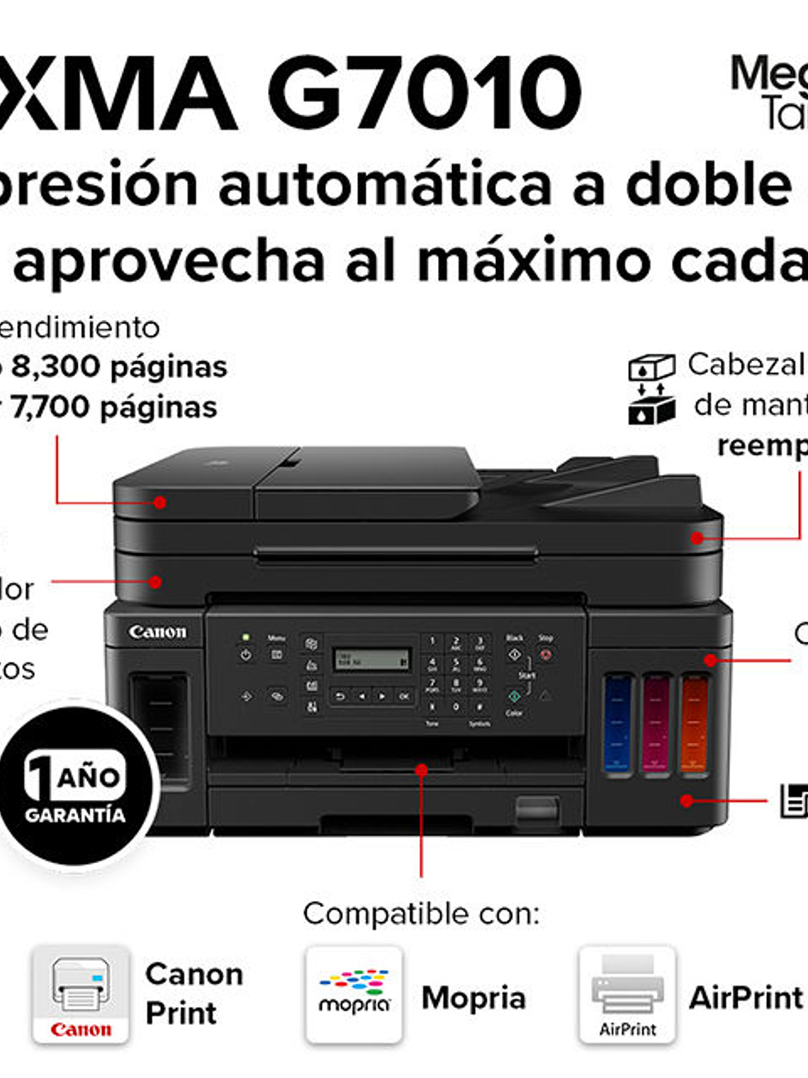 IMPRESORA CANON - PIXMA G7010 4