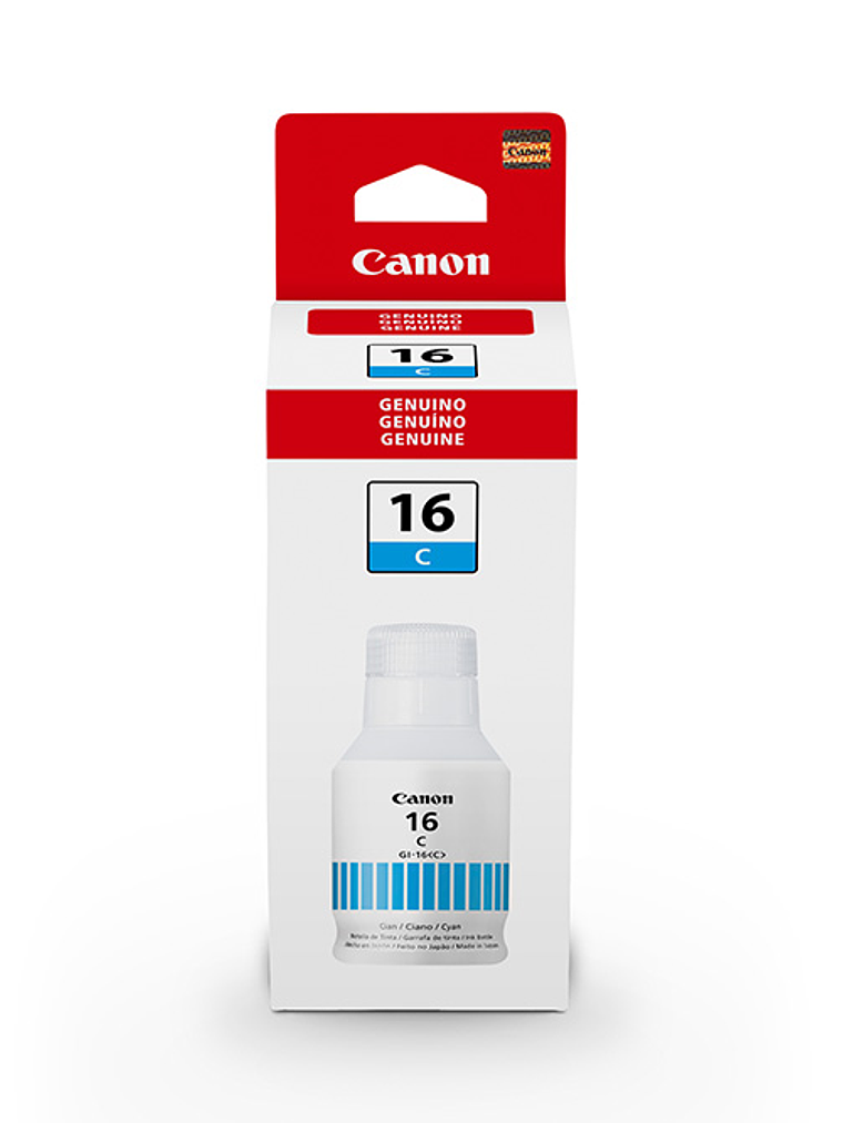 TINTA IMPRESORA CANON - GI-16C CIAN 3