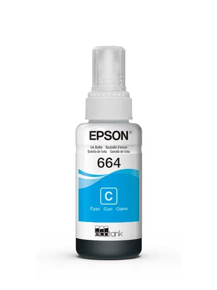 TINTA IMPRESORA EPSON - T664 CIAN 1