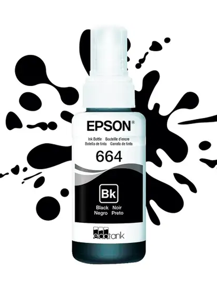 TINTA IMPRESORA EPSON - T664 NEGRO 2