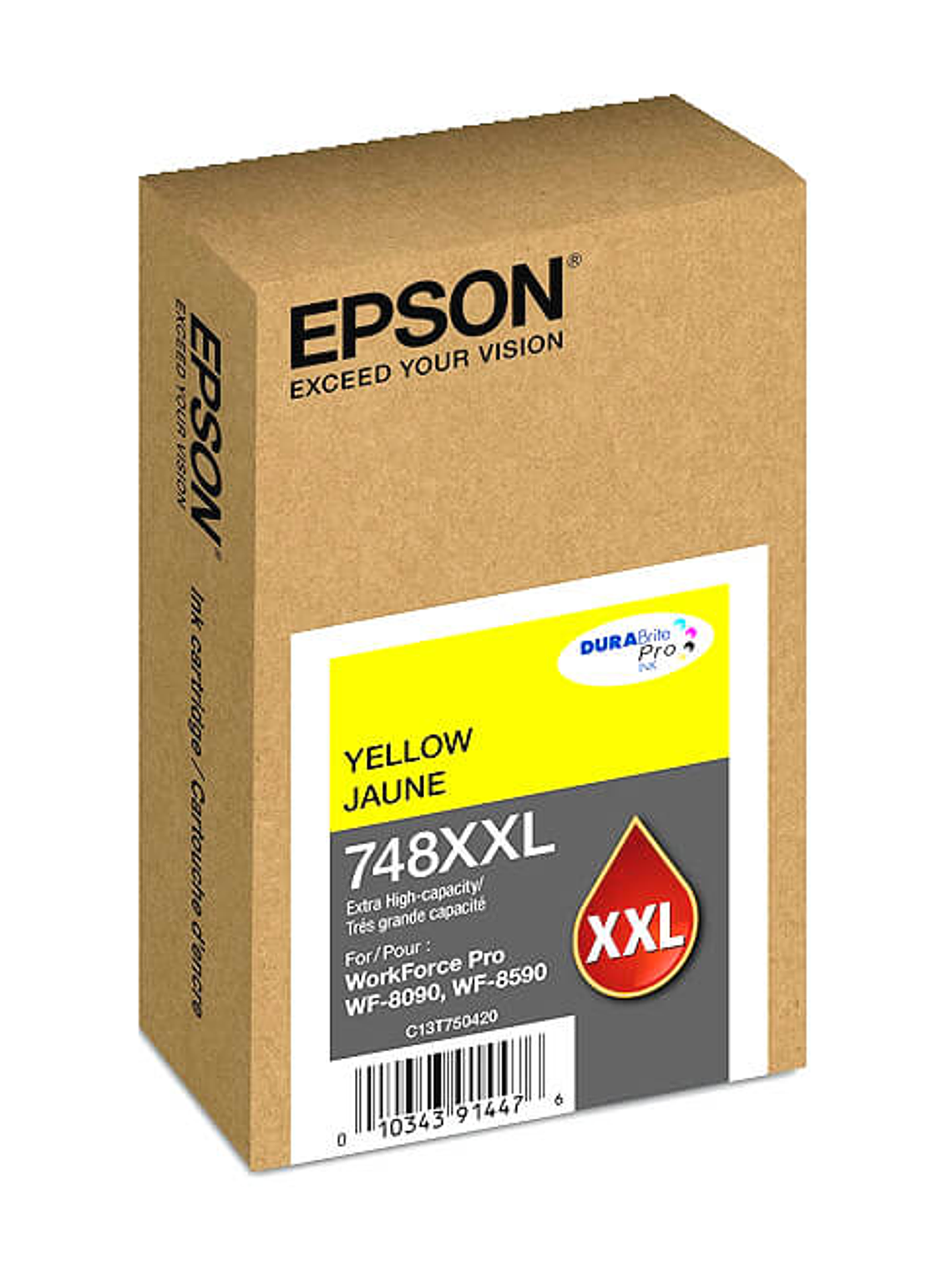 TINTA IMPRESORA EPSON - T748XXL420 Amarillo T748XXL4 1