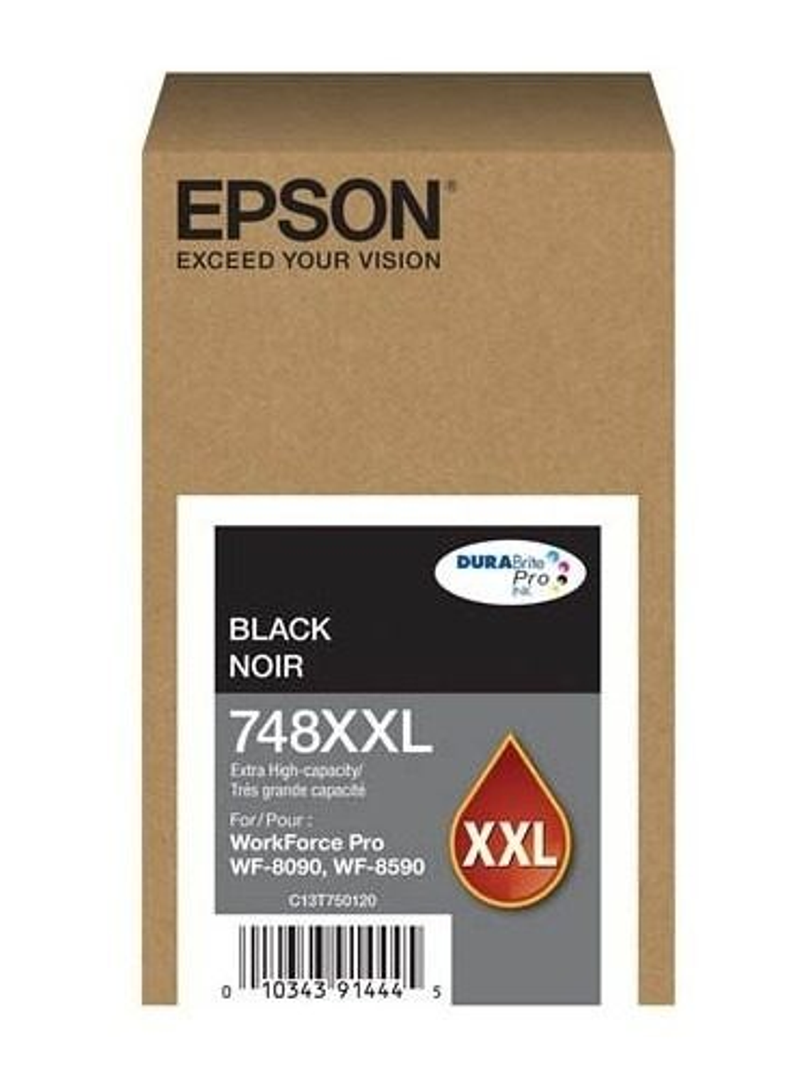TINTA IMPRESORA EPSON  |  T748XXL120 NEGRO 1