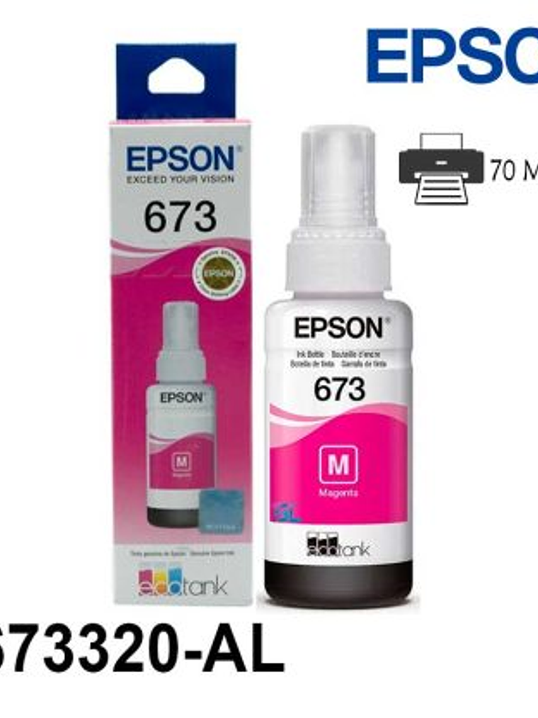 TINTA IMPRESORA EPSON  |  T673320 MAGENTA 2