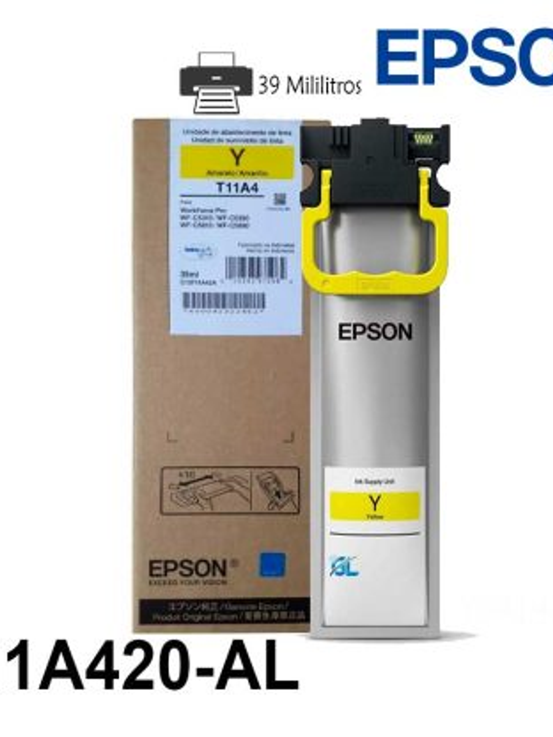 TINTA IMPRESORA EPSON  |  T11A420 AMARILLO 1