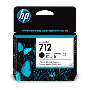 TINTA IMPRESORA HP  |  NEGRO 3ED71A 712 80ml