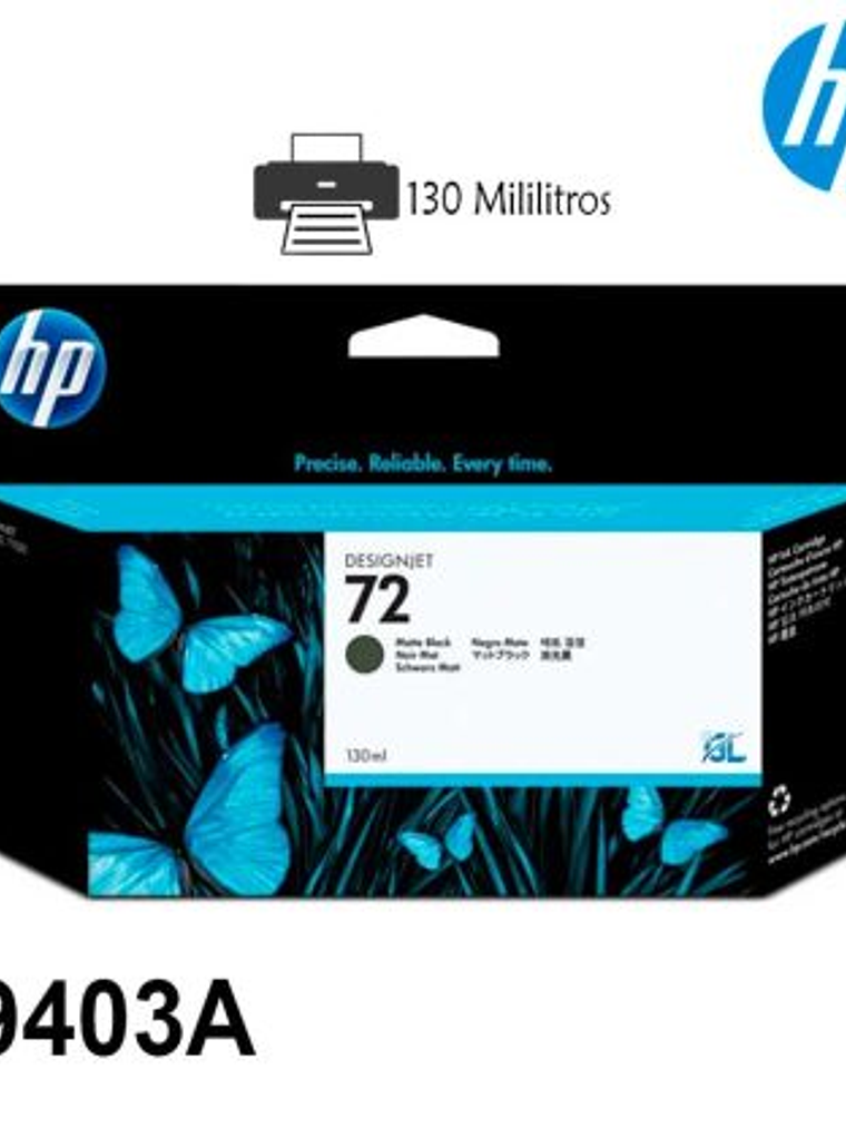 TINTA IMPRESORA HP  |  C9403A NEGRO MATE 1