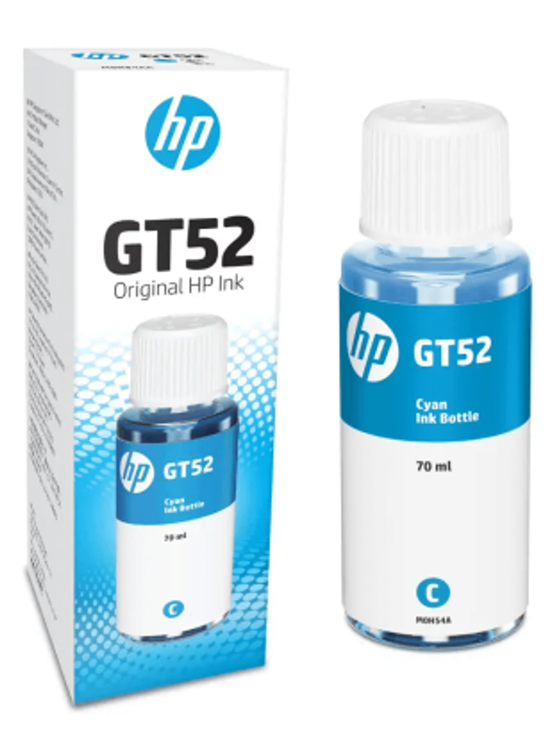 TINTA IMPRESORA HP  |  M0H54AL GT52 CIAN 1