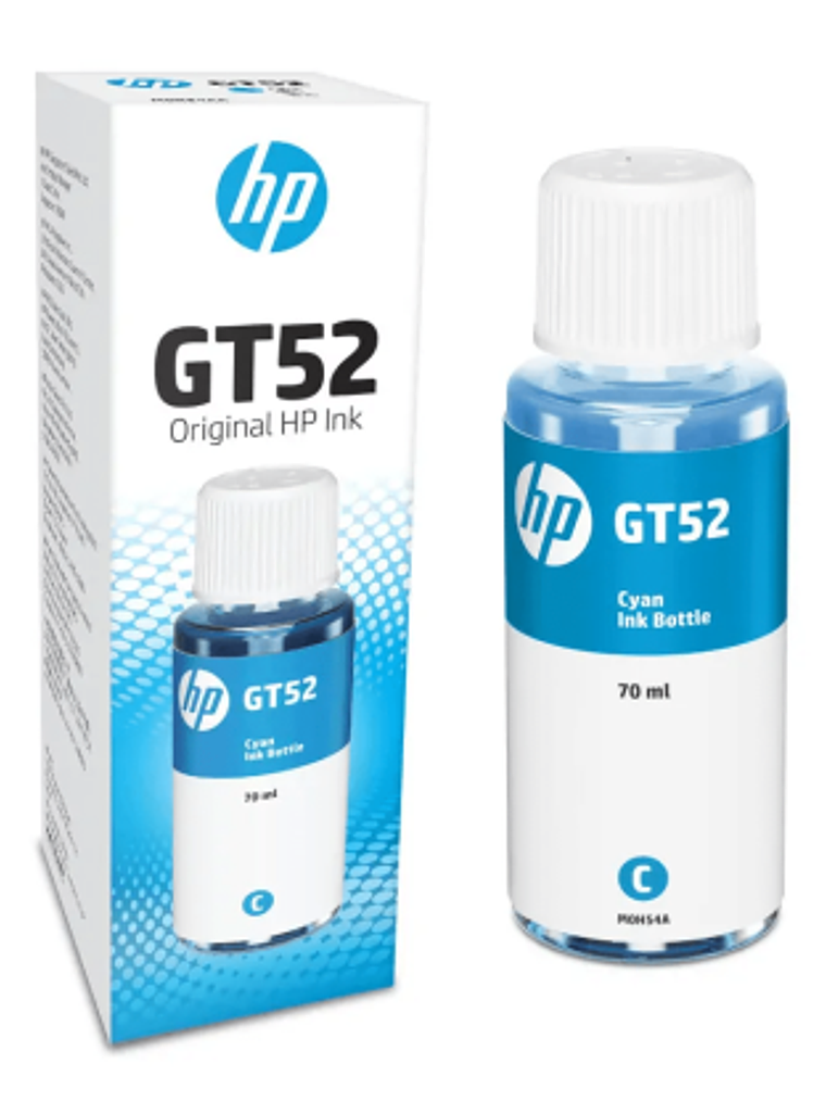 TINTA IMPRESORA HP  |  M0H54AL GT52 CIAN 1
